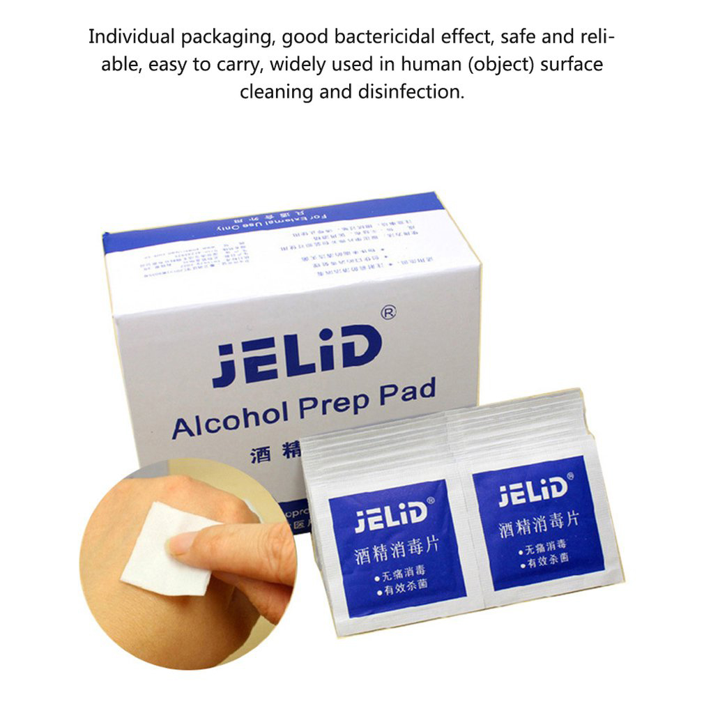 JELID-100Pcs-36cm-70-75-Alcohol-Prep-Pad-Disposable-Disinfection-Antiseptic-Clean-Wipe-Mobile-Phone--1655683-8